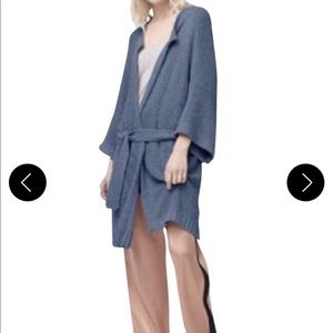 UGG Kennedy Blue Kimono Sweater XL